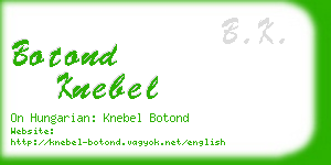 botond knebel business card